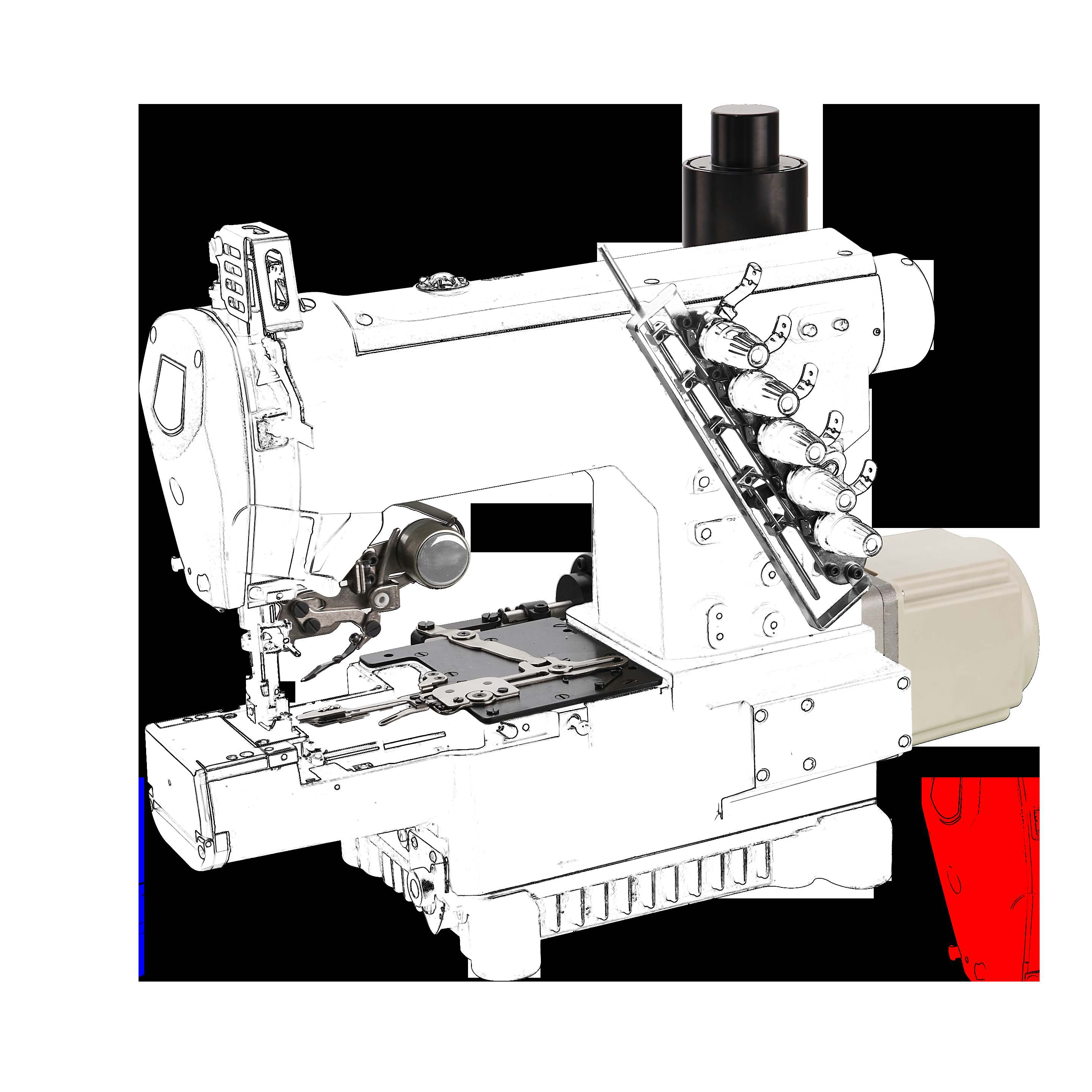 Phụ kiện máy may cắt chỉ tự động 绷缝机自动剪线装置